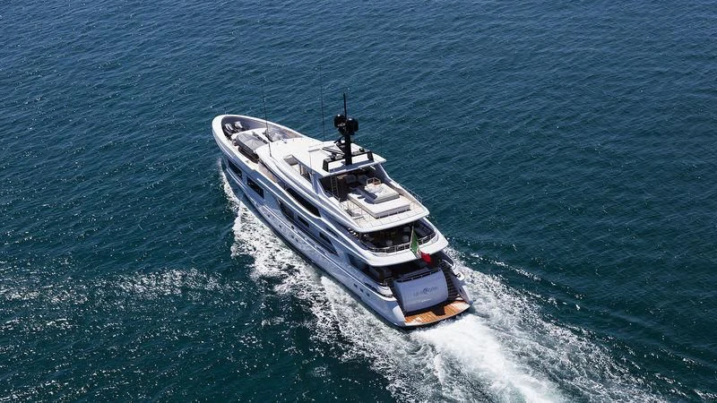 a boat in the water aboard UNICORN Yacht for Sale