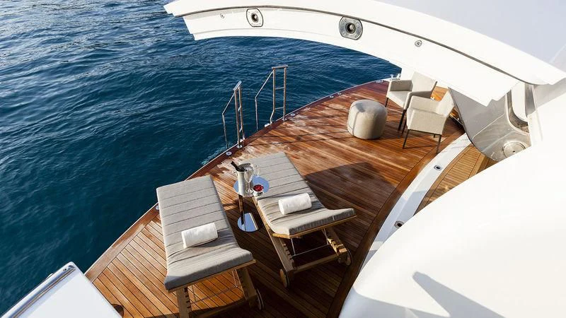 a boat on the water aboard UNICORN Yacht for Sale