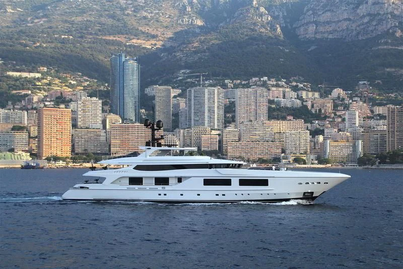 a boat on the water aboard UNICORN Yacht for Sale