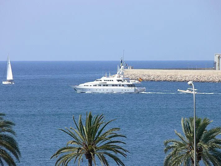 a boat sailing in the sea aboard TUMBERRY C Yacht for Sale