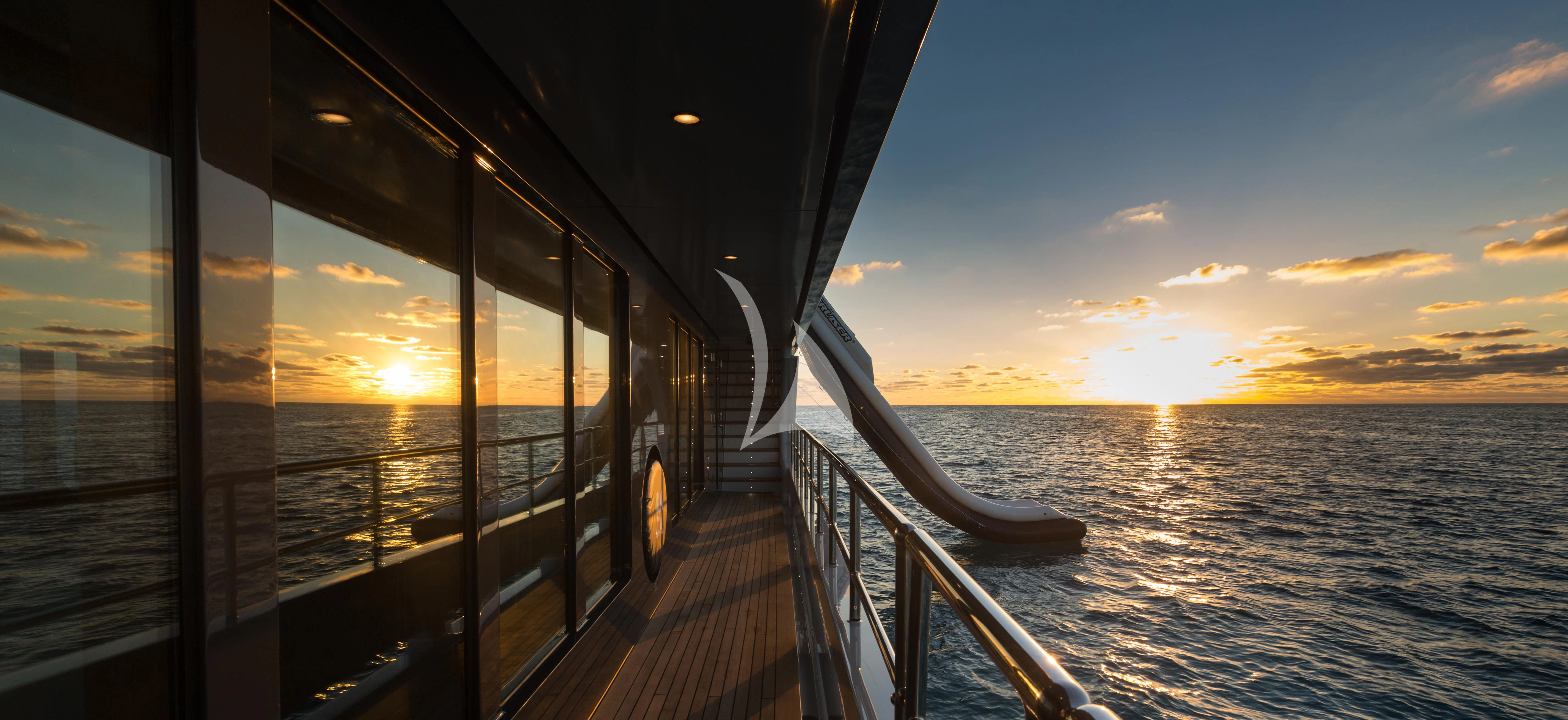a boat on the water aboard BACA Yacht for Charter