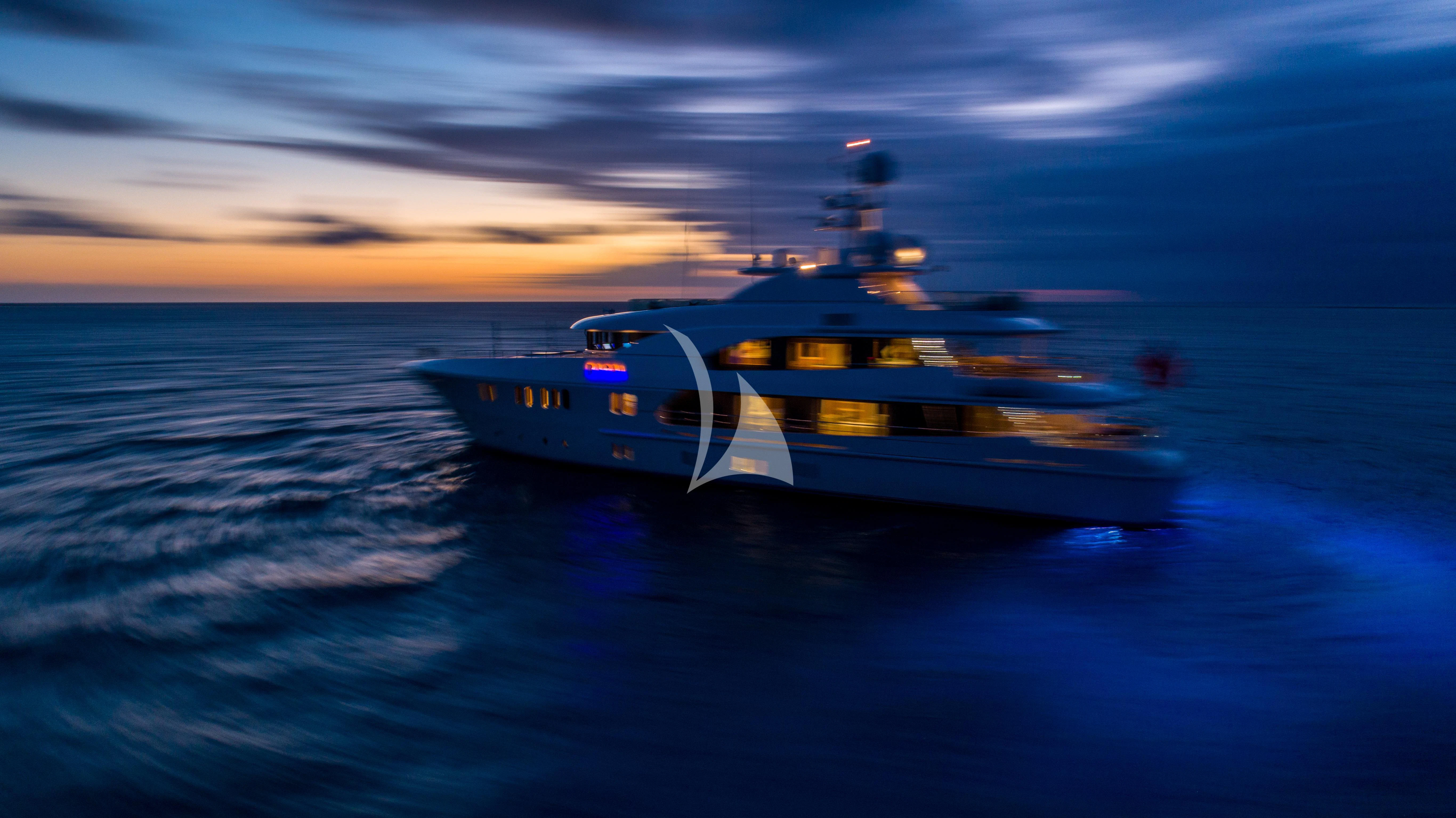 a boat in the water aboard BACA Yacht for Charter