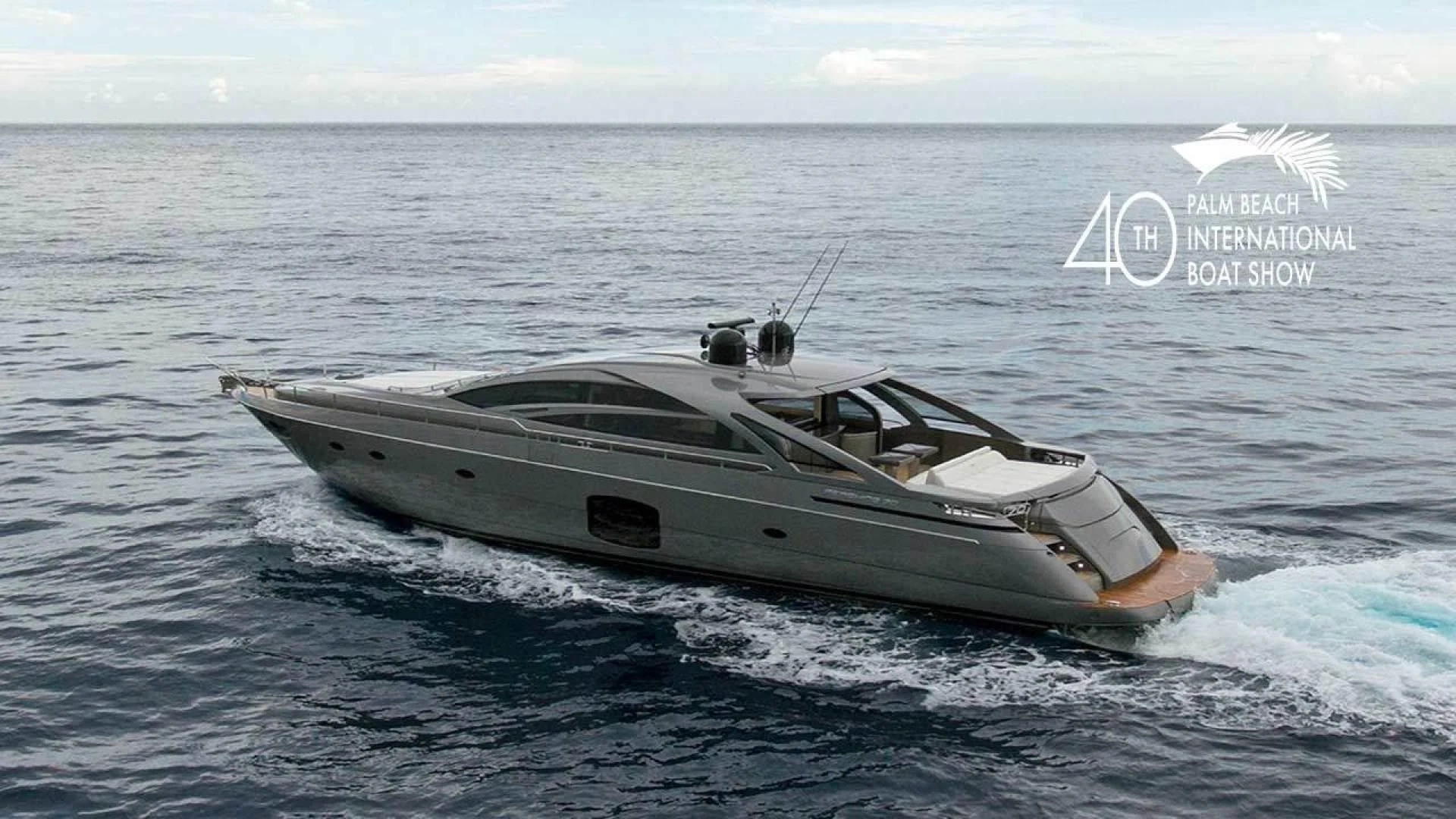 a white yacht in the water aboard BAD DADDY Yacht for Sale