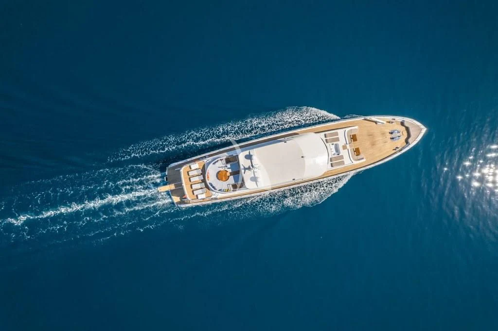 a satellite in the water aboard DEEP WATER Yacht for Charter