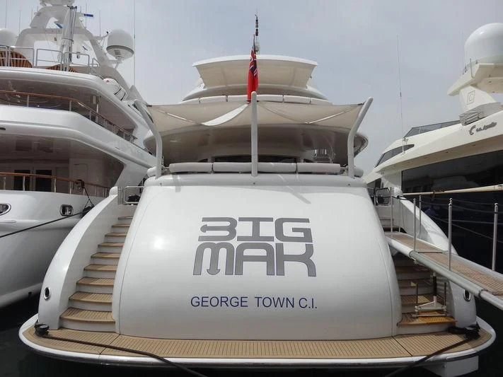 a large white ship aboard LUISA Yacht for Charter
