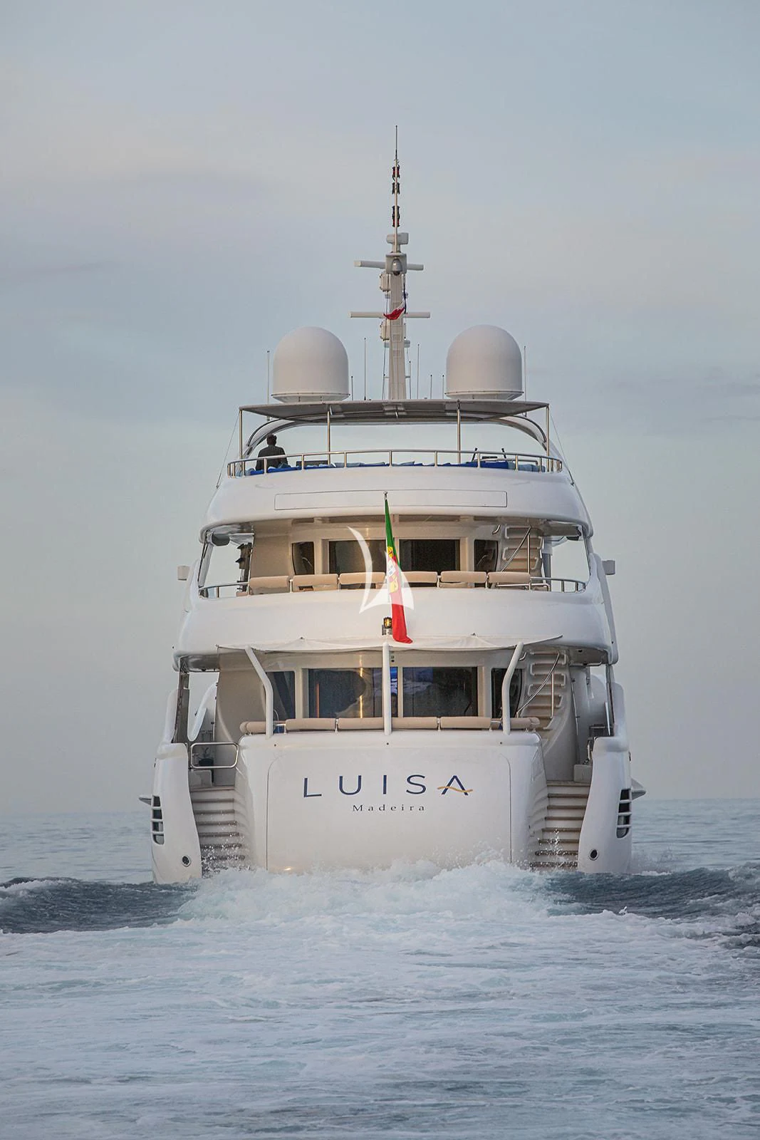 a boat in the water aboard LUISA Yacht for Charter