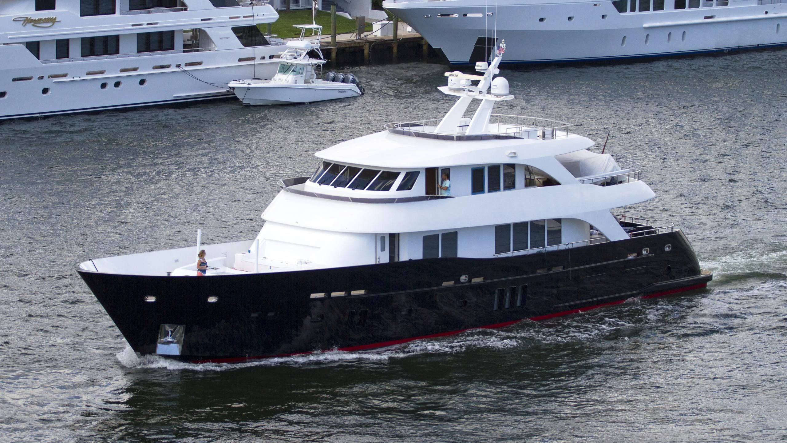 a boat in the water aboard ANDES Yacht for Sale