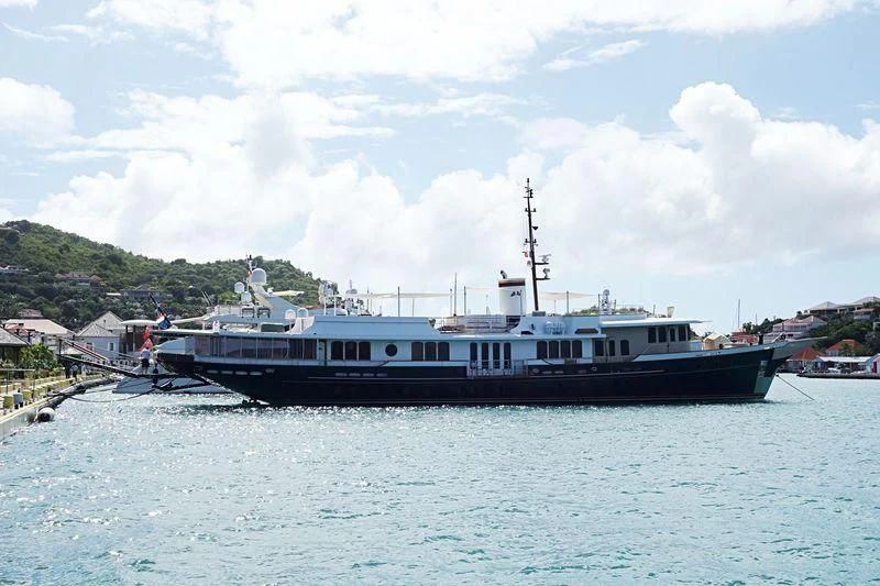 a boat on the water aboard NADAN Yacht for Sale