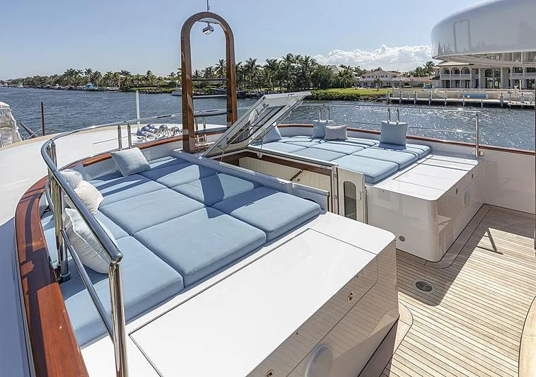 a boat on the water aboard NADAN Yacht for Sale