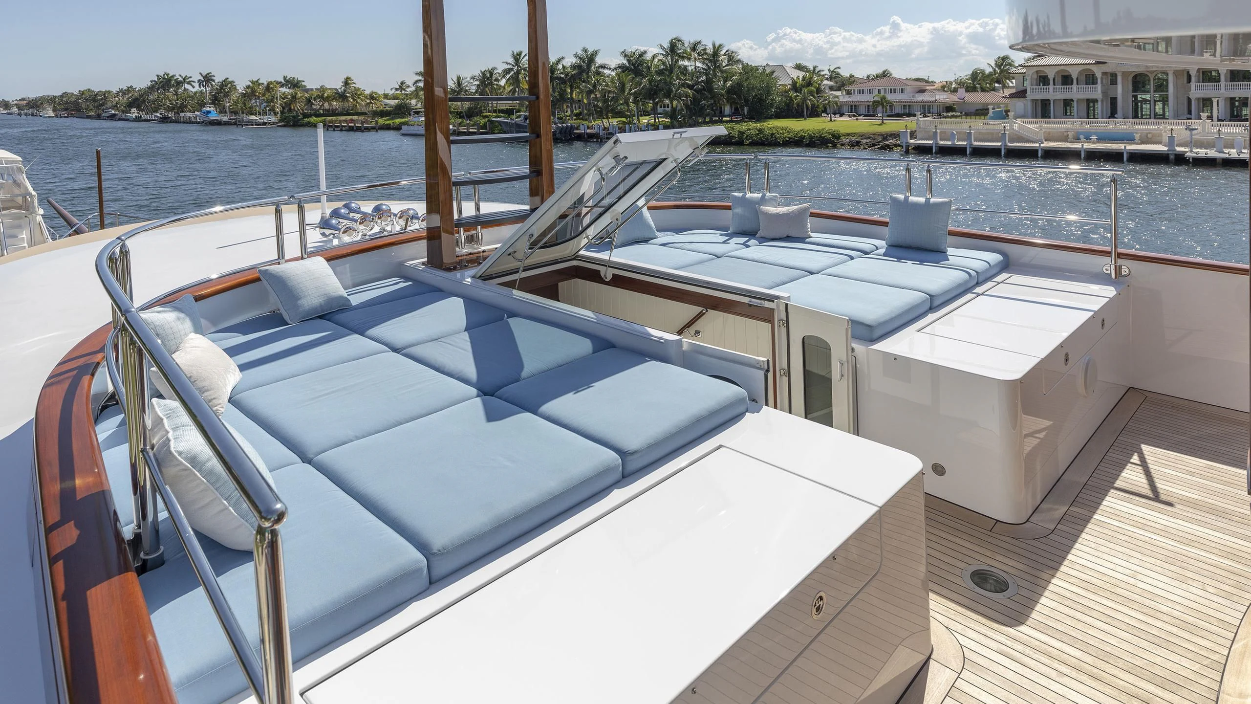 a boat on the water aboard NADAN Yacht for Sale