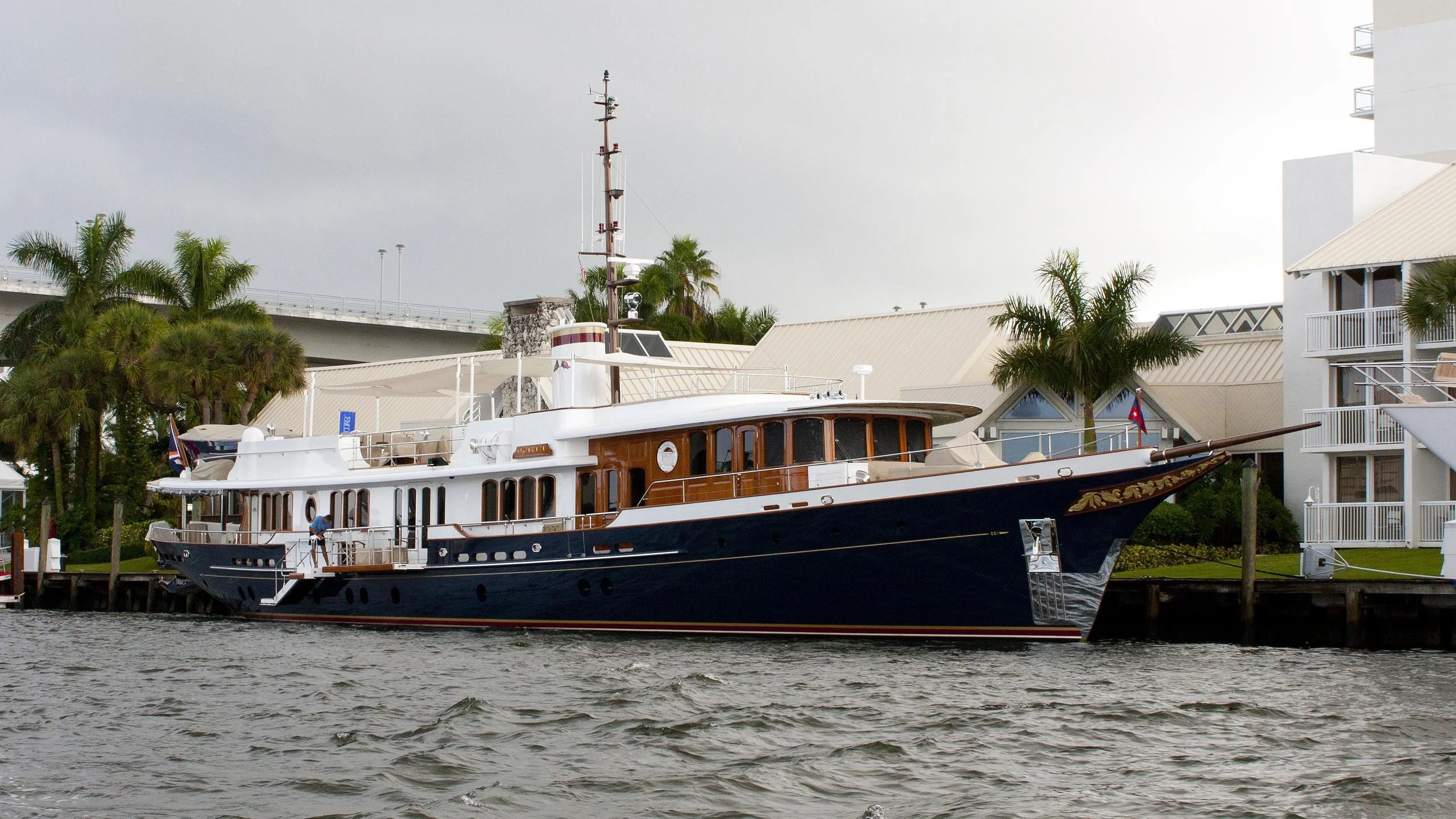 a boat on the water aboard NADAN Yacht for Sale