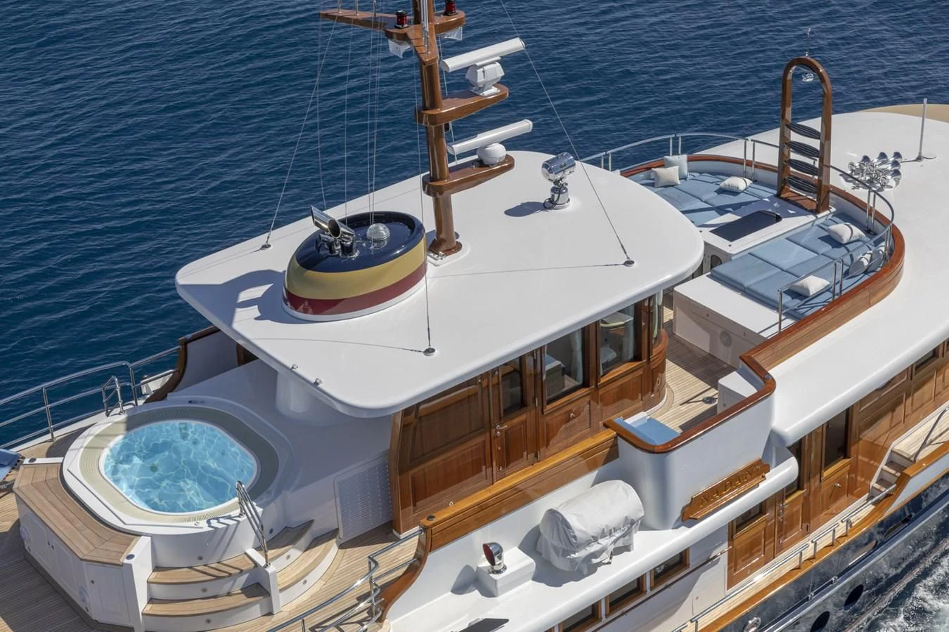 a boat on the water aboard NADAN Yacht for Sale