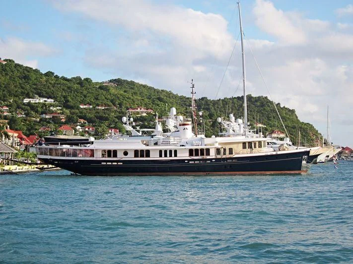a boat in the water aboard NADAN Yacht for Sale