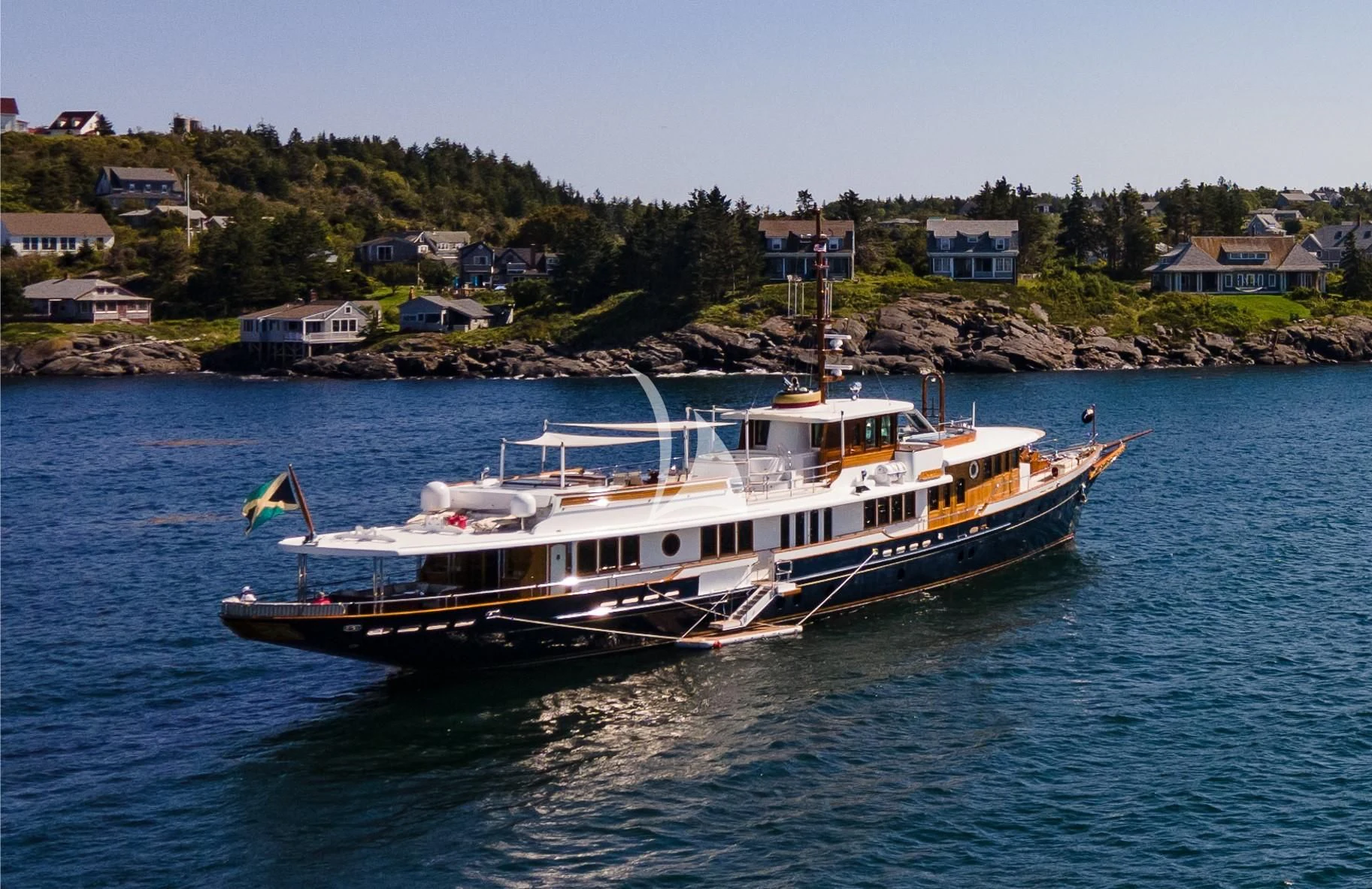 a boat in the water aboard NADAN Yacht for Sale
