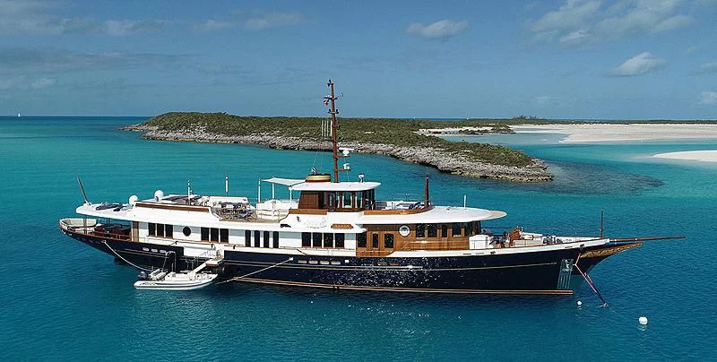 a boat in the water aboard NADAN Yacht for Sale