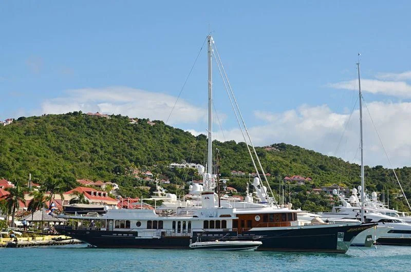 a boat on the water aboard NADAN Yacht for Sale