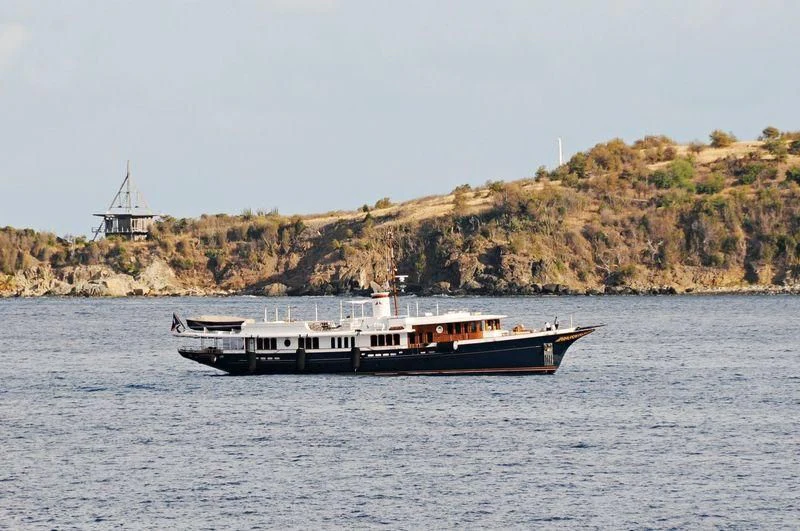 a boat on the water aboard NADAN Yacht for Sale