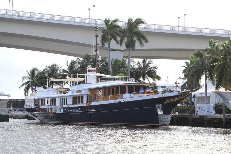 a boat on the water aboard NADAN Yacht for Sale