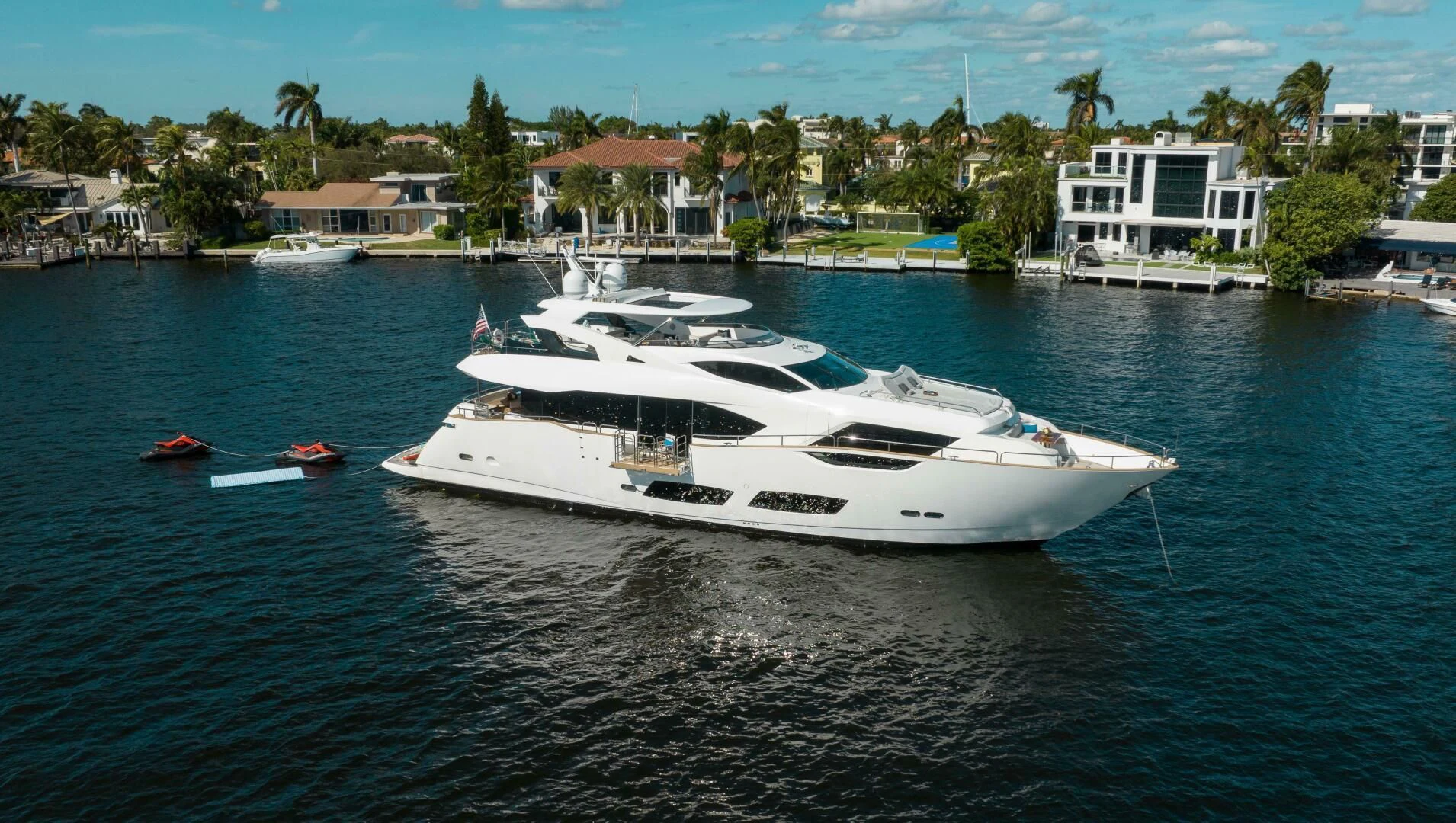 a yacht in the water aboard MIRRACLE Yacht for Sale