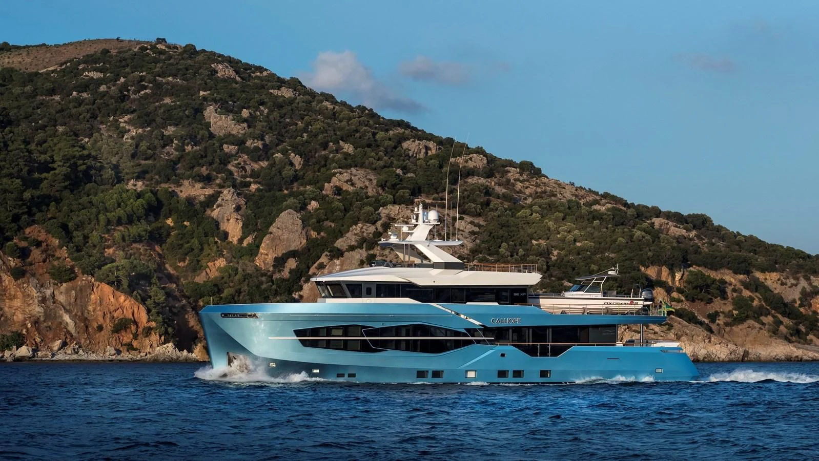 a boat on the water aboard PERSISTENCE Yacht for Sale