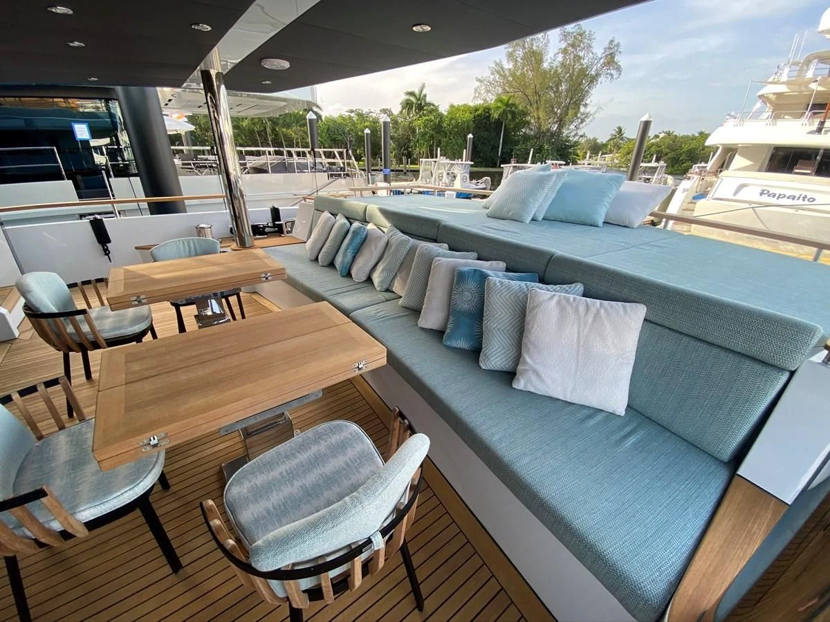 a boat on the water aboard PERSISTENCE Yacht for Sale