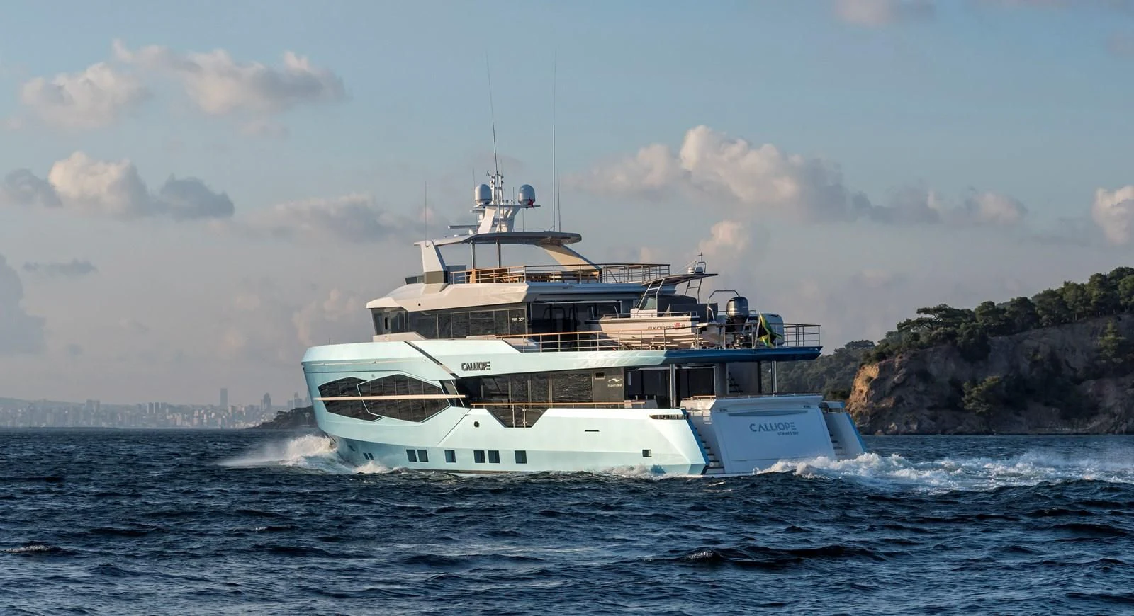 a boat on the water aboard PERSISTENCE Yacht for Sale