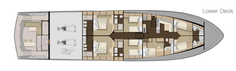 diagram aboard PERSISTENCE Yacht for Sale