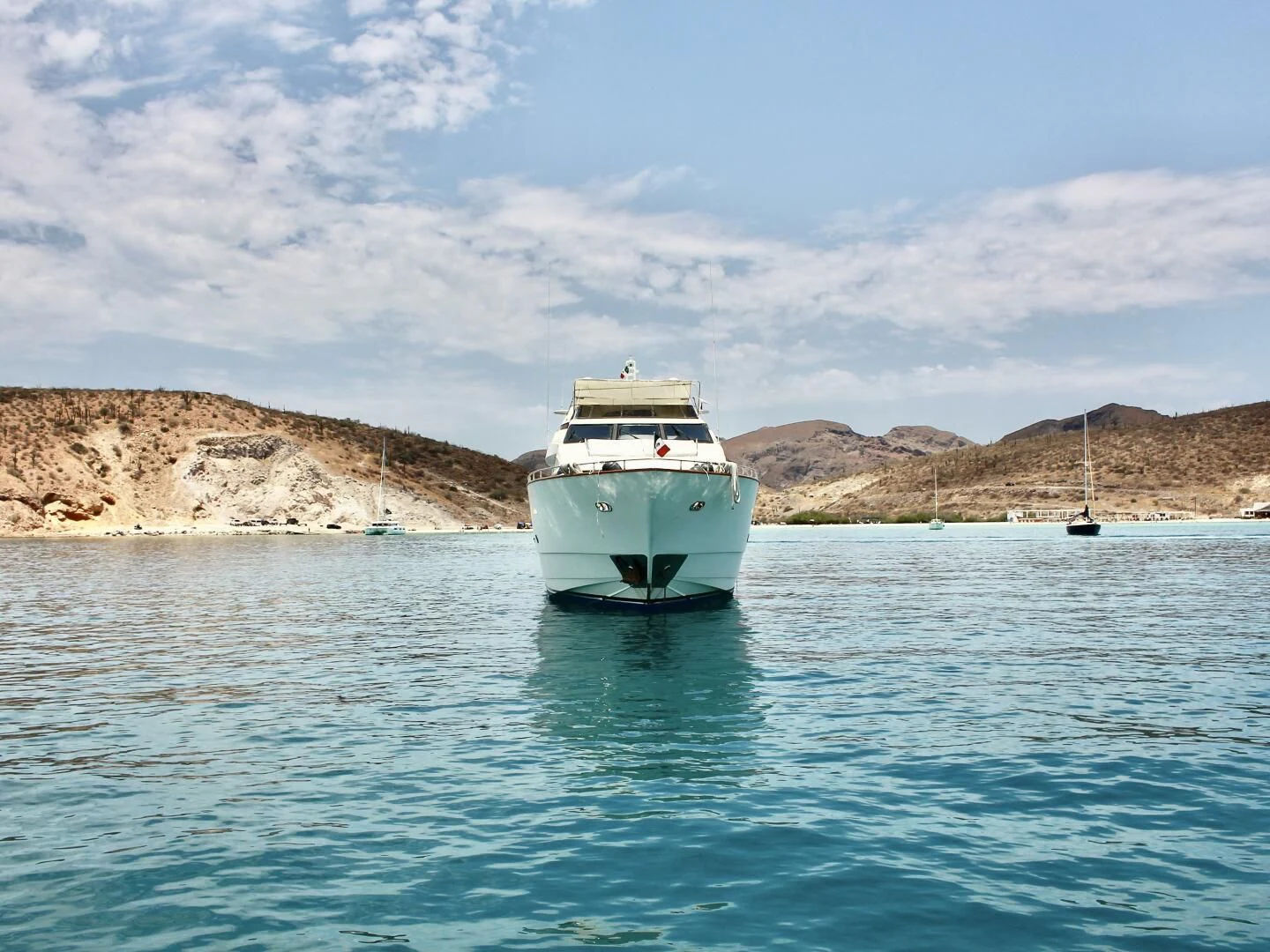 a boat on the water aboard GARI Yacht for Sale
