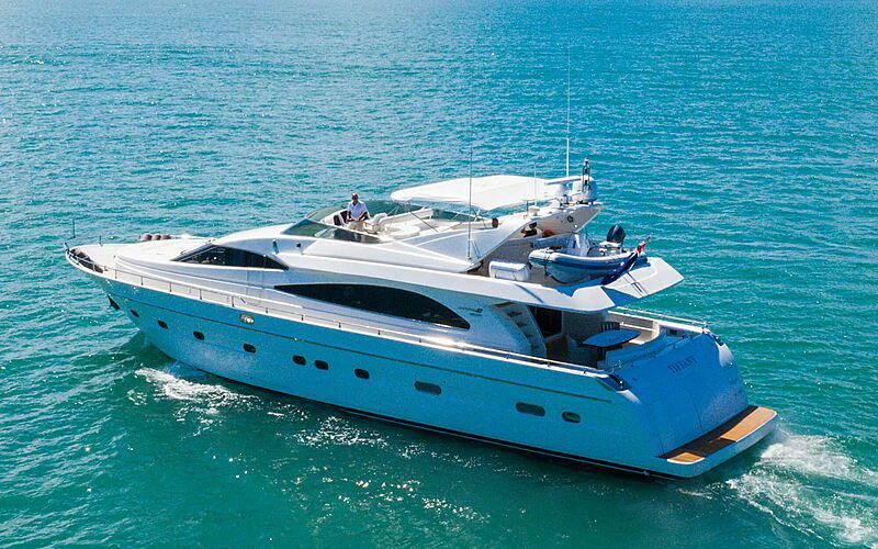 a boat on the water aboard TIFFANY Yacht for Sale