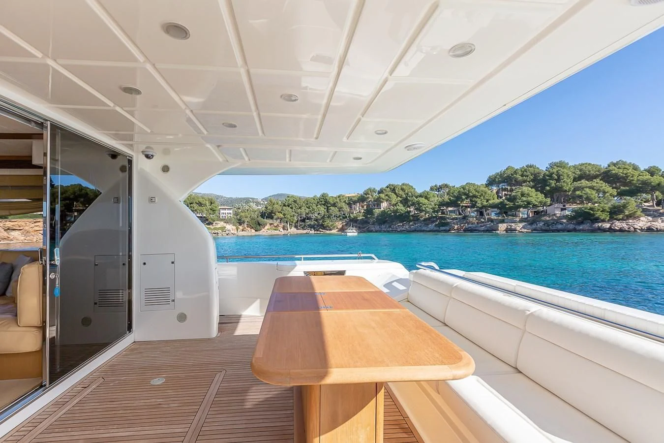 a boat on the water aboard BIJOU Yacht for Sale