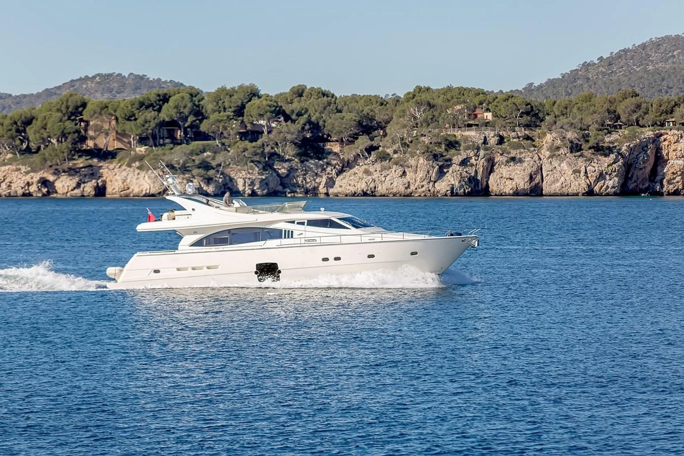 a boat on the water aboard BIJOU Yacht for Sale