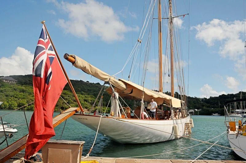 a sailboat on the water aboard ALTAIR Yacht for Sale