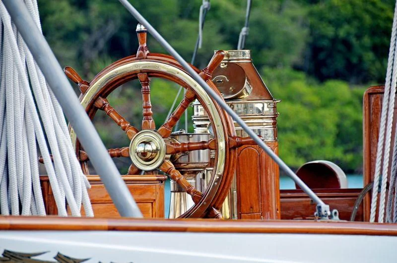 a metal object with a metal handle aboard ALTAIR Yacht for Sale