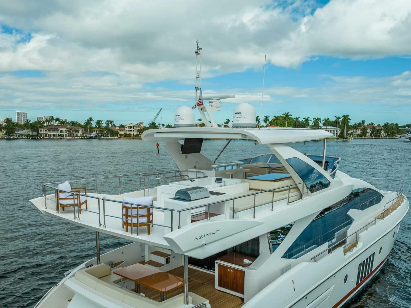 a boat on the water aboard 80 AZIMUT Yacht for Sale
