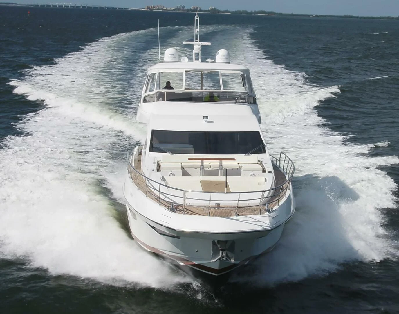 a boat on the water aboard 80 AZIMUT Yacht for Sale