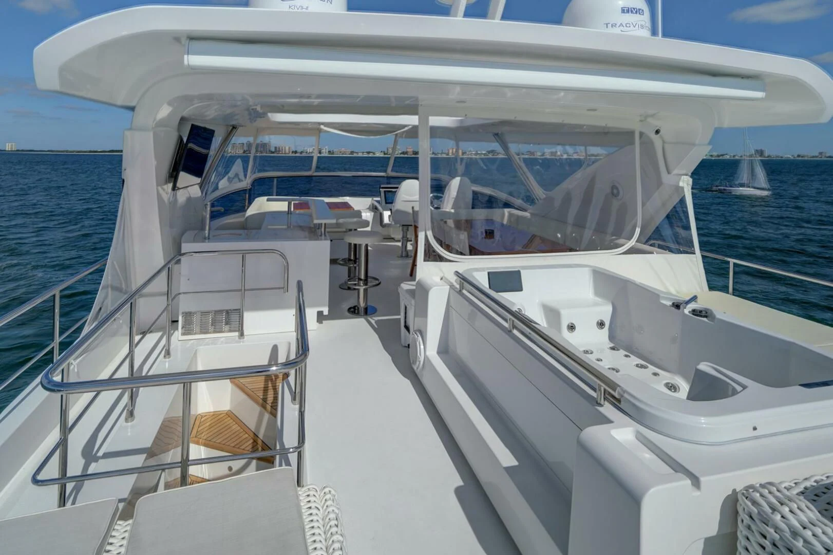 a boat on the water aboard 80 AZIMUT Yacht for Sale