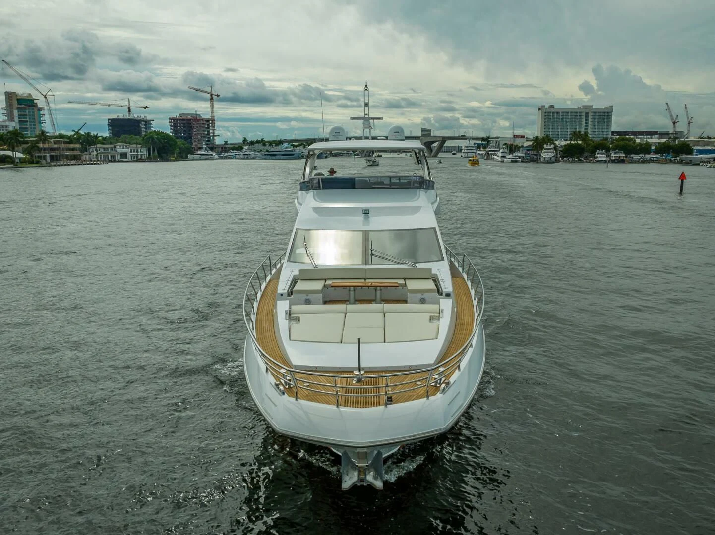 a boat in the water aboard 80 AZIMUT Yacht for Sale