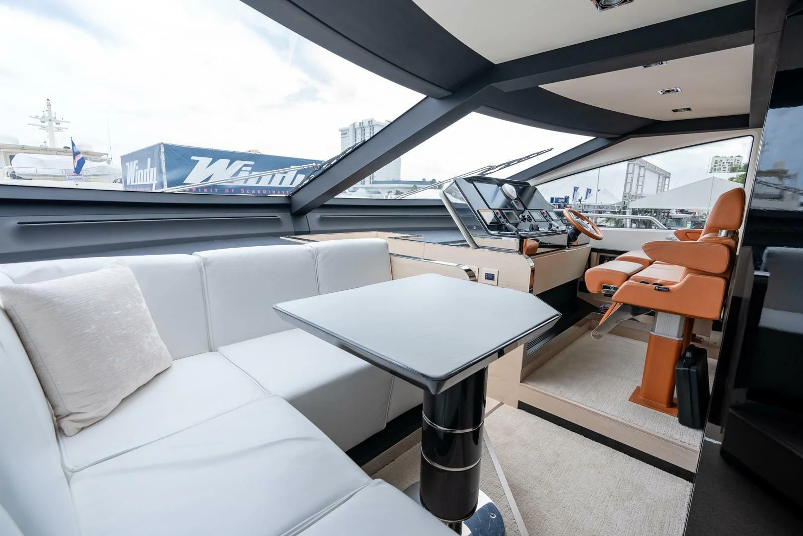 a boat on the water aboard 80 AZIMUT Yacht for Sale
