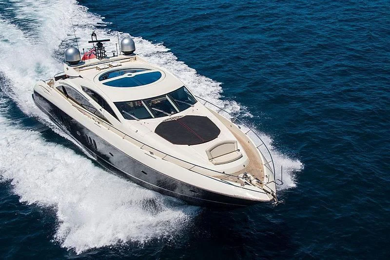 a boat on the water aboard INFINITO Yacht for Sale