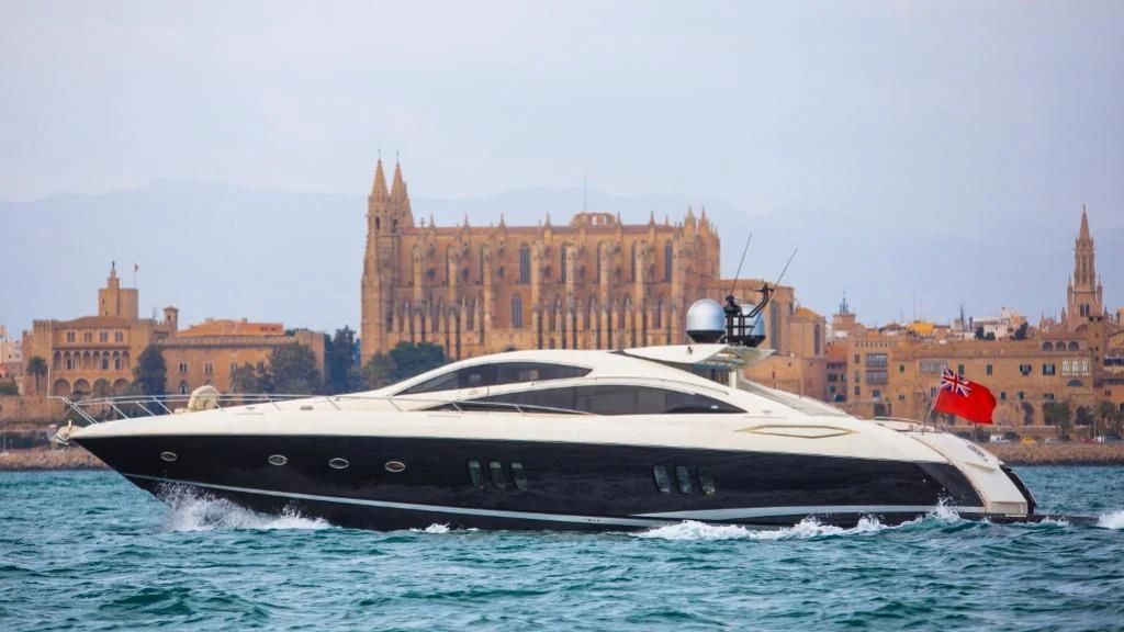 a boat on the water aboard INFINITO Yacht for Sale