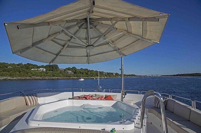 a boat on the water aboard FELICITA Yacht for Sale
