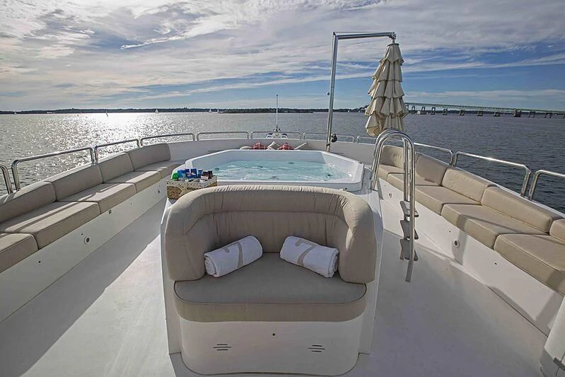 a pool on a boat aboard FELICITA Yacht for Sale