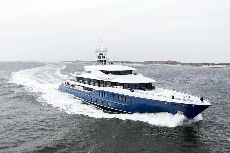 a boat on the water aboard M&EM Yacht for Sale