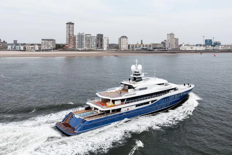 a boat on the water aboard M&EM Yacht for Sale