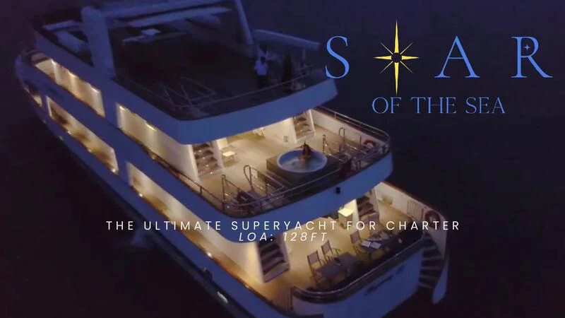 a computer screen capture aboard STAR OF THE SEA Yacht for Sale