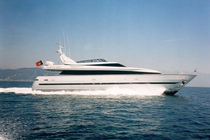 a boat on the water aboard CHARLY BOY Yacht for Sale