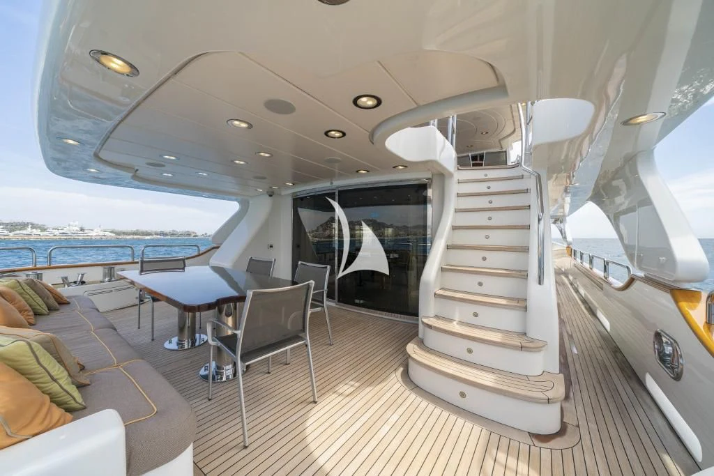 inside of a boat aboard QUID PRO QUO Yacht for Sale