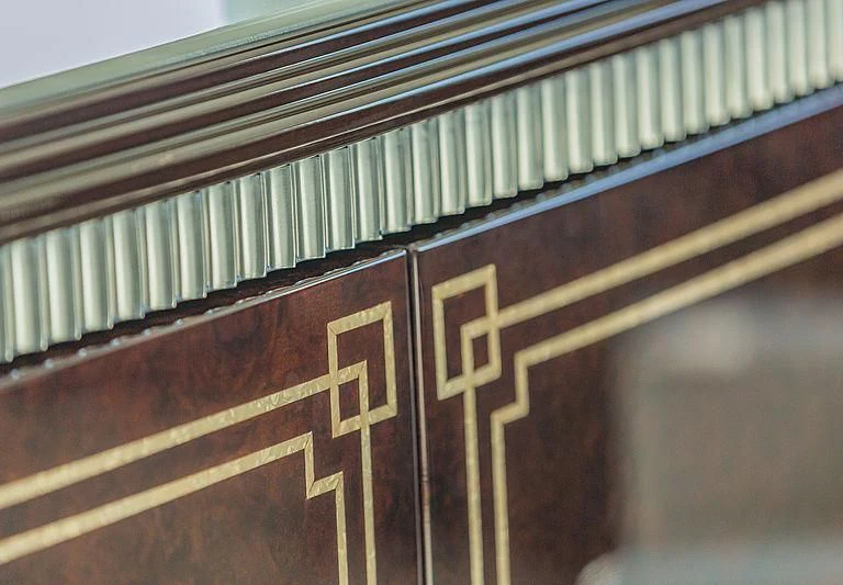a close-up of a building aboard SPECTRE Yacht for Sale