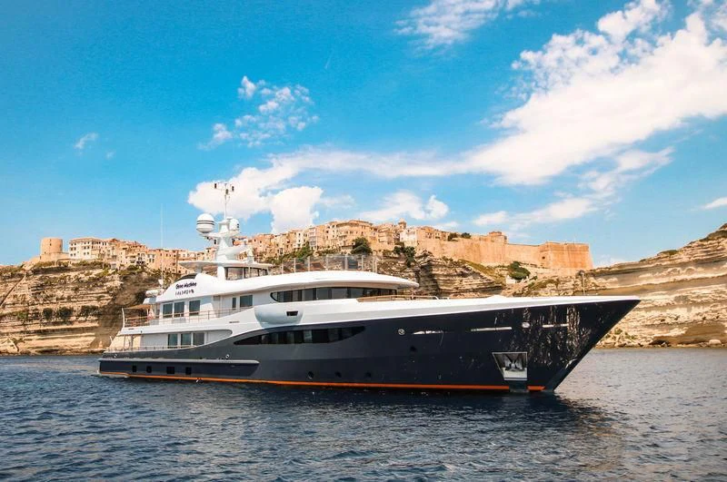 a boat on the water aboard GENE MACHINE Yacht for Sale