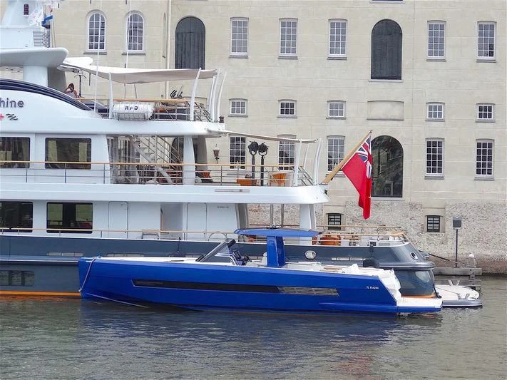 a boat on the water aboard GENE MACHINE Yacht for Sale